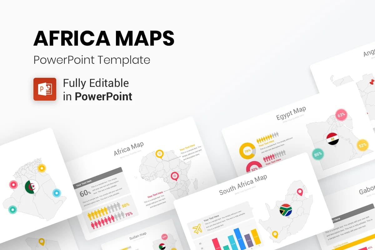 africa maps powerpoint presentation.