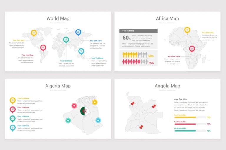 Africa Maps Powerpoint Template Masterbundles