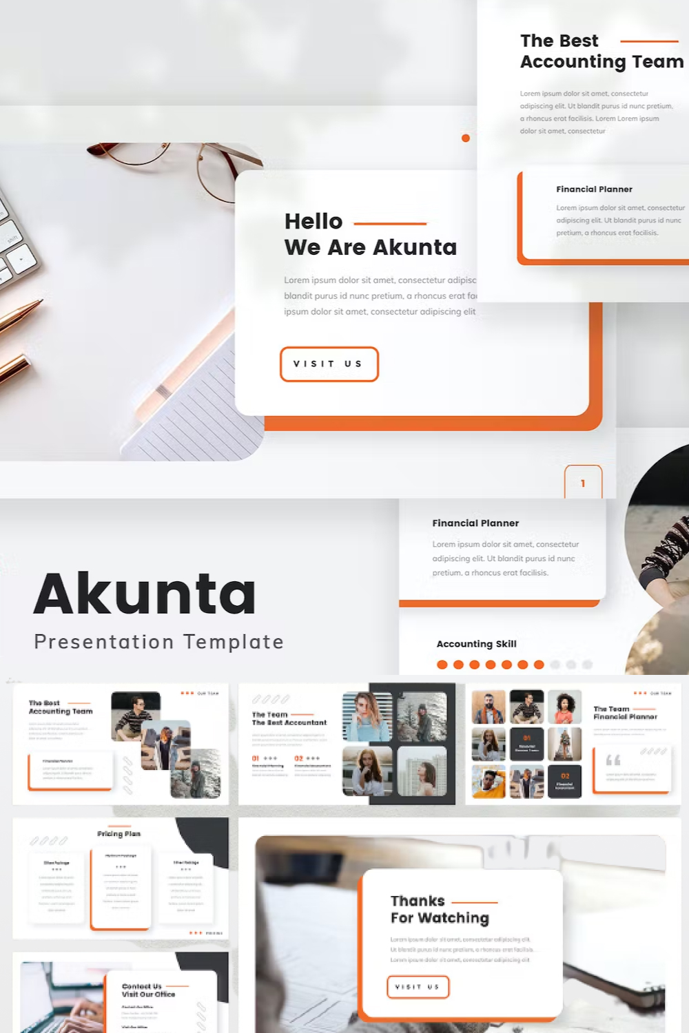Akunta accounting powerpoint template of pinterest.
