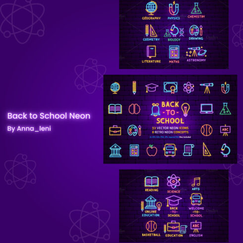 Back to school neon preview.
