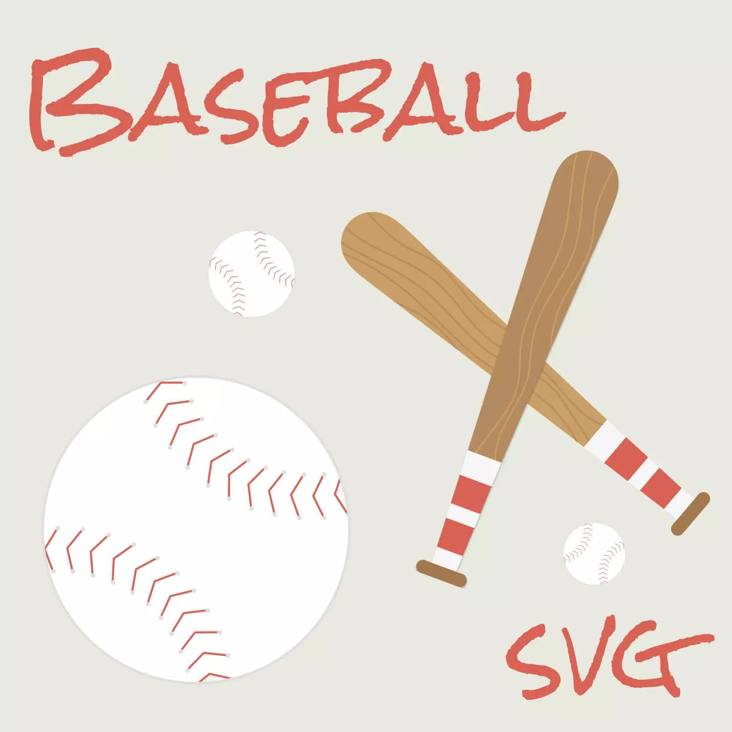 Baseball SVG Sport Files Preview 4.