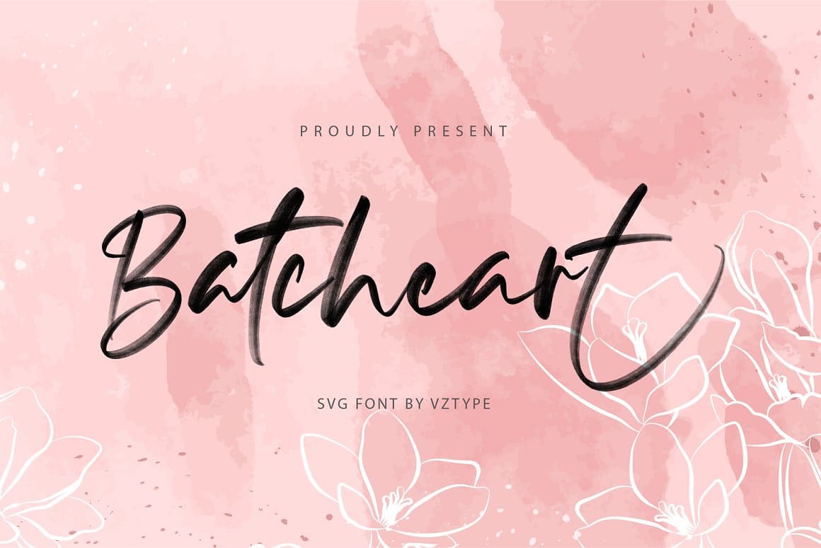 Batcheart SVG Font Preview 1.