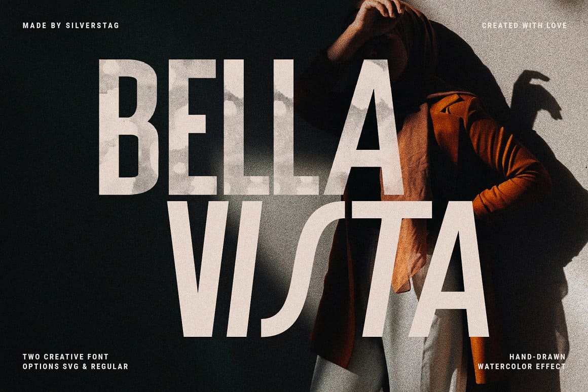 Bella Vista Creative SVG Sans Font Preview 1.