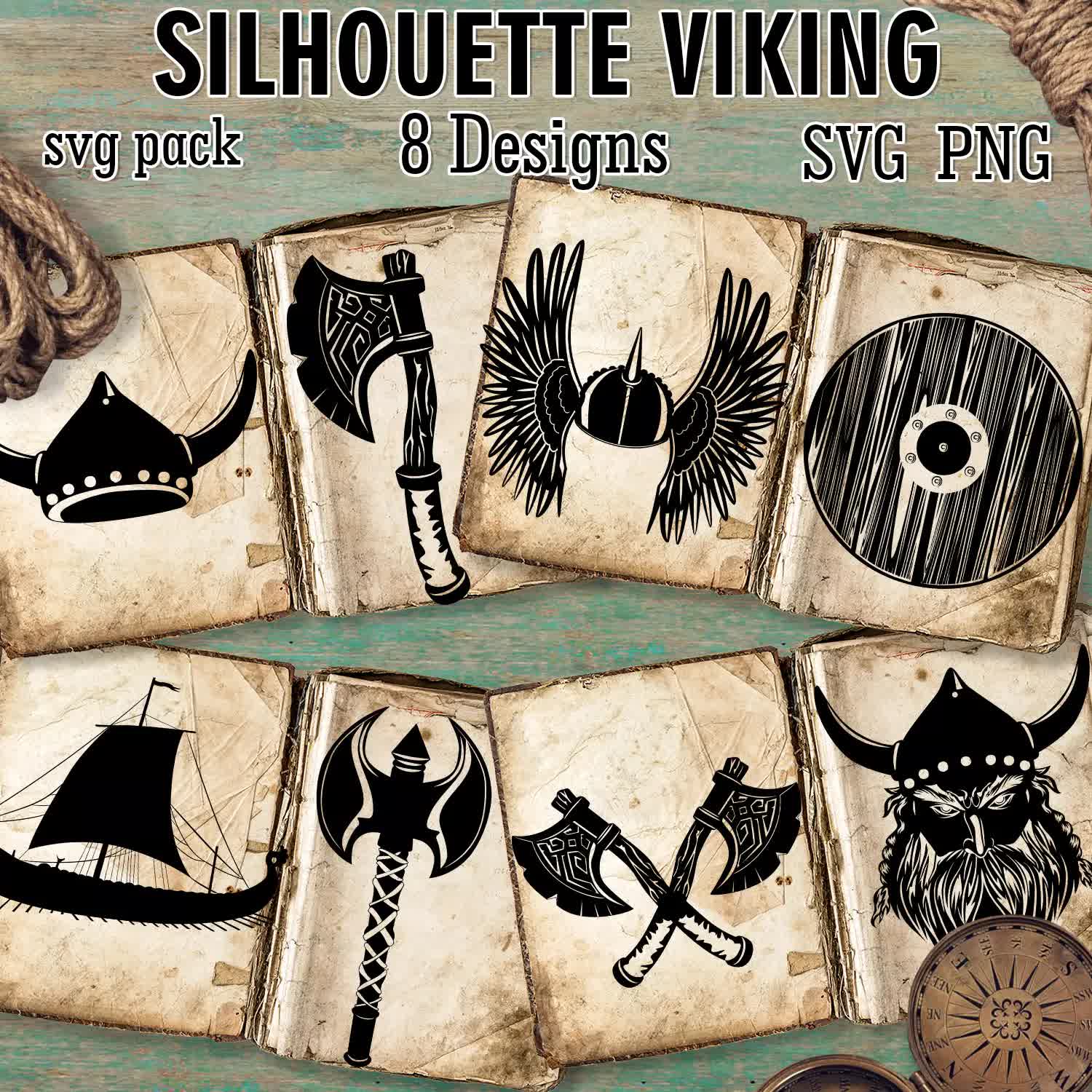Big Viking SVG Bundle 56 Files Preview 4.