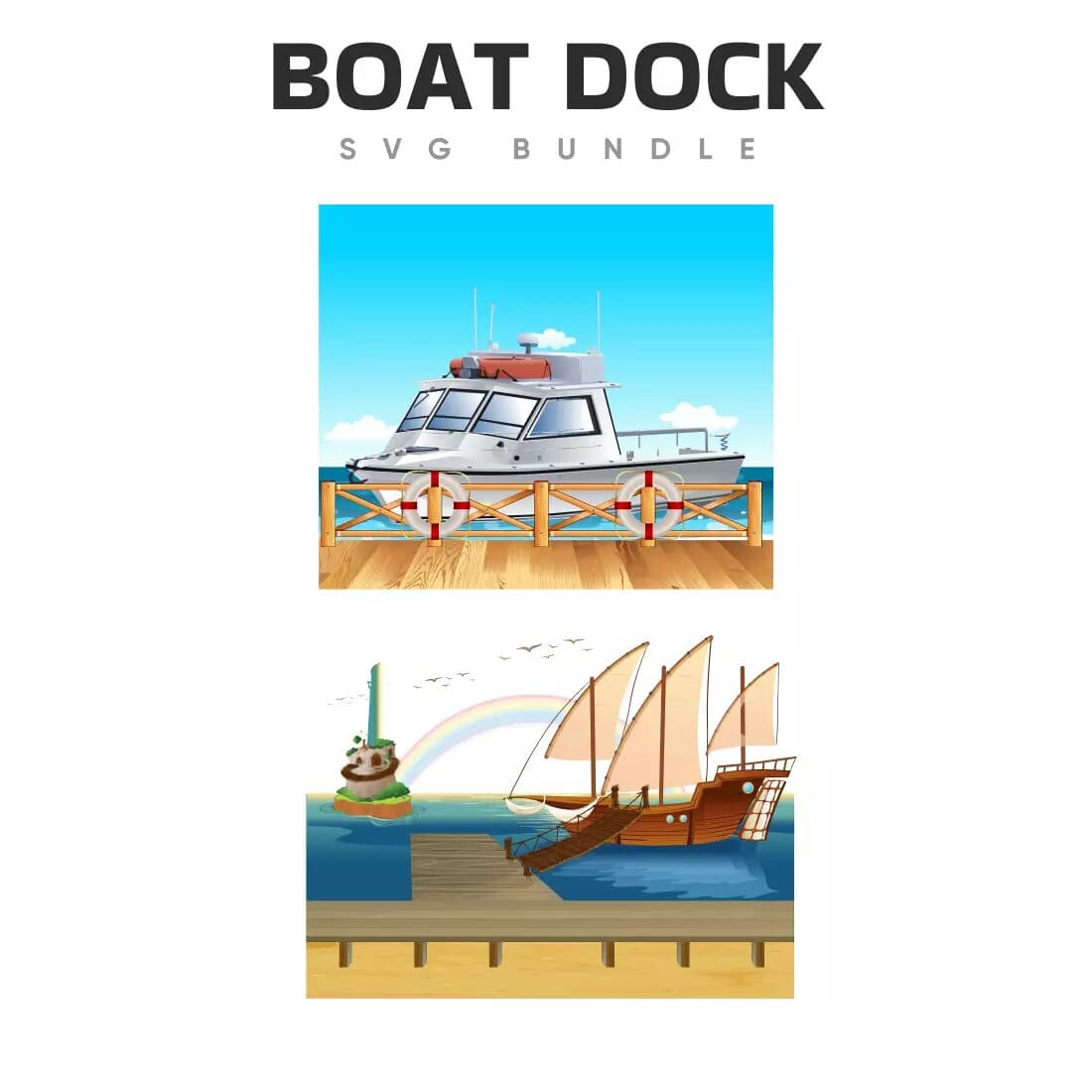 Boat Dock SVG Bundle Preview 5.