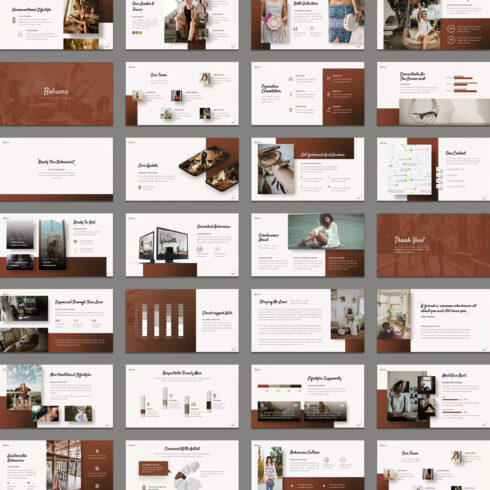 Boheme - Vintage Powerpoint Template – MasterBundles