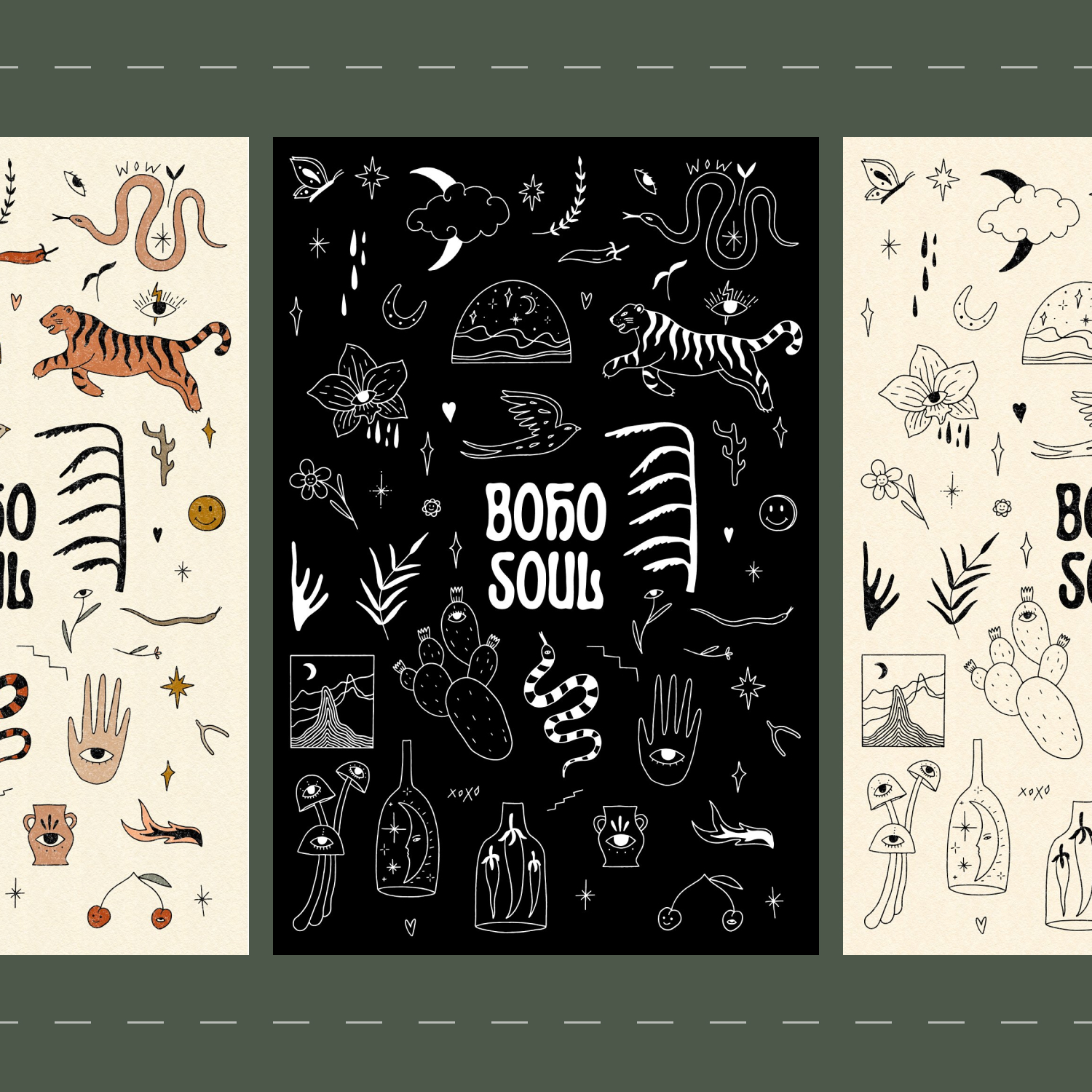 Prints of boho soul bundle.