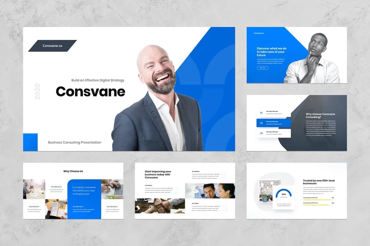 business consulting powerpoint template.