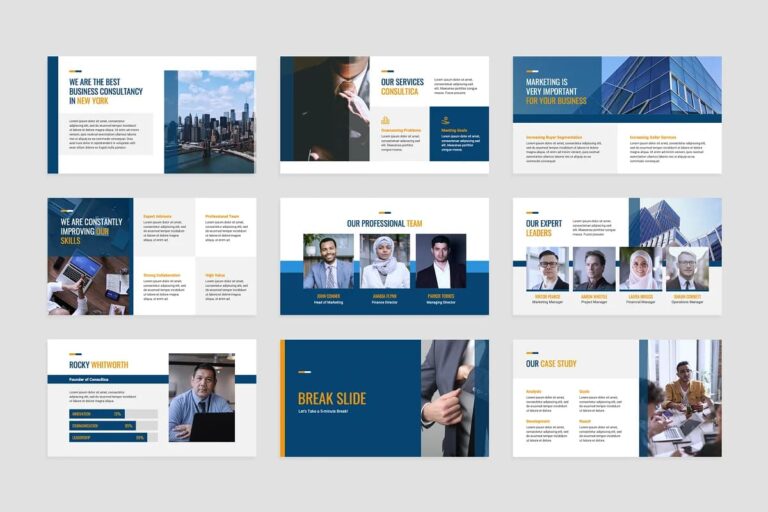 Business Consulting Template – MasterBundles