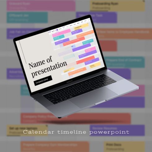 Calendar Timeline Powerpoint 1500 1.