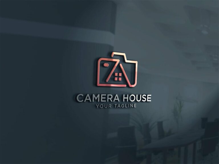 Camera House Logo – MasterBundles