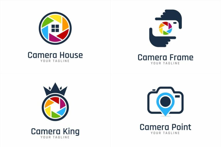 10 Camera Logo Bundle #3 – MasterBundles