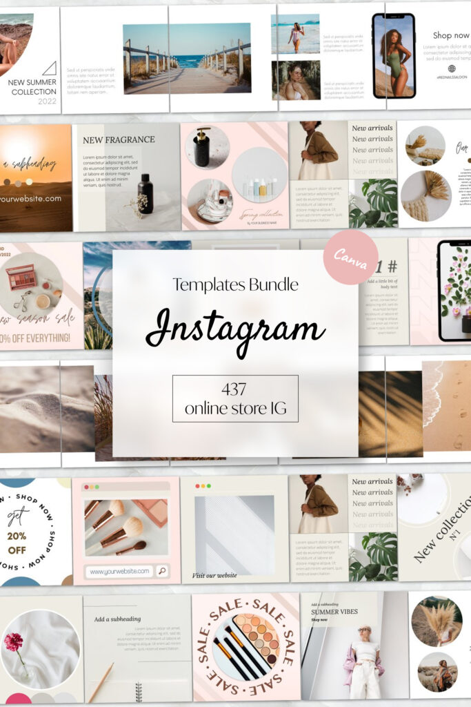 Canva Instagram Templates Bundle – MasterBundles