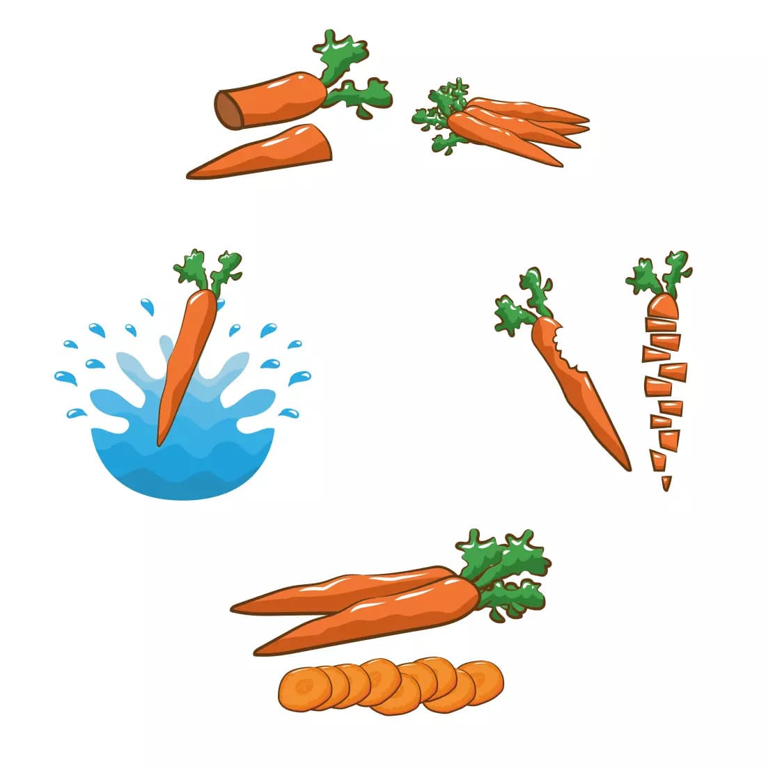 Carrot SVG Bundle Preview 5.