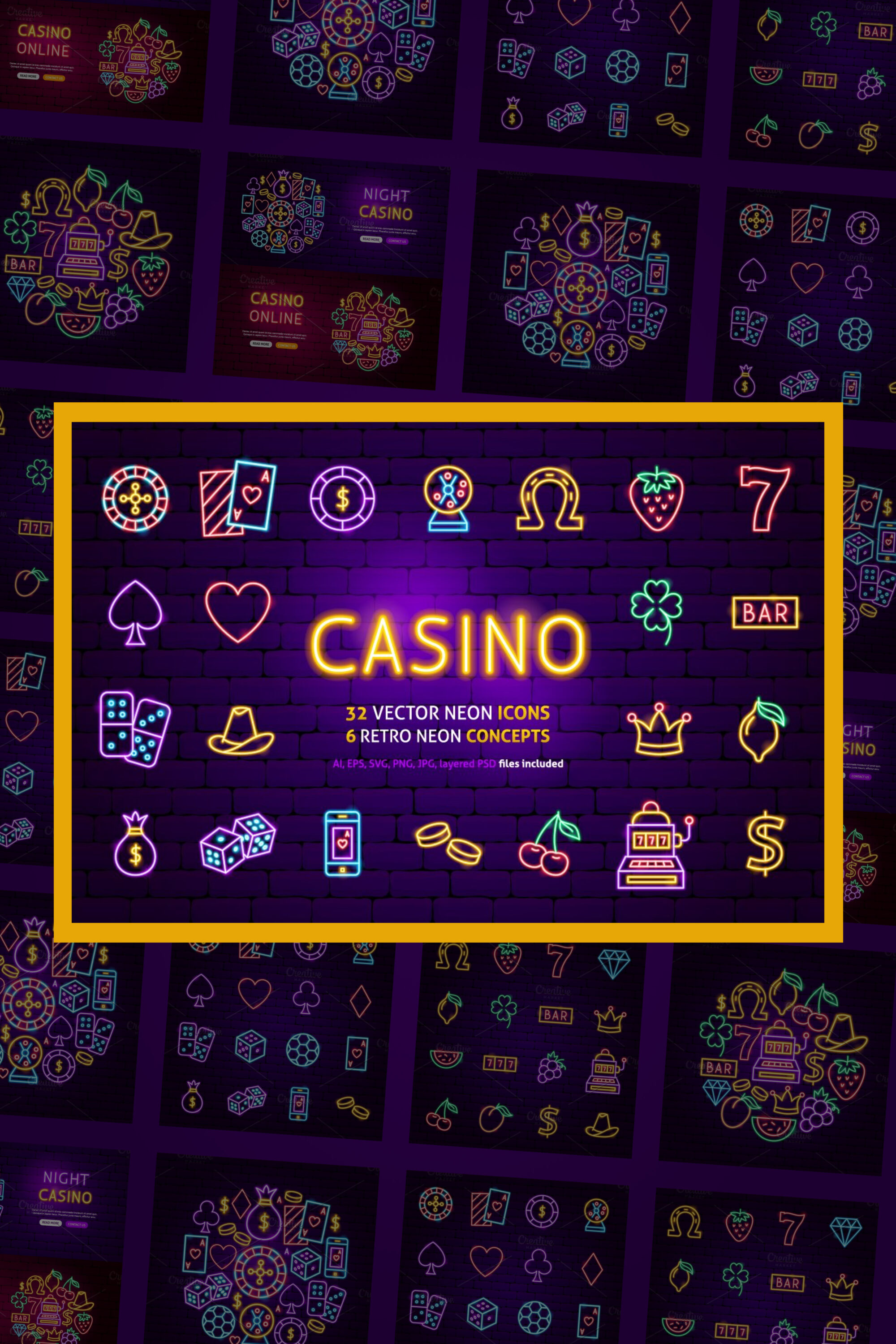 Casino neon of pinterest.