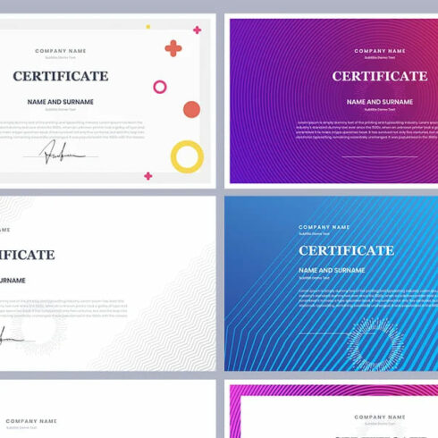 Certificate & Diploma PowerPoint | Master Bundles