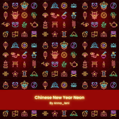 Chinese new year neon preview.
