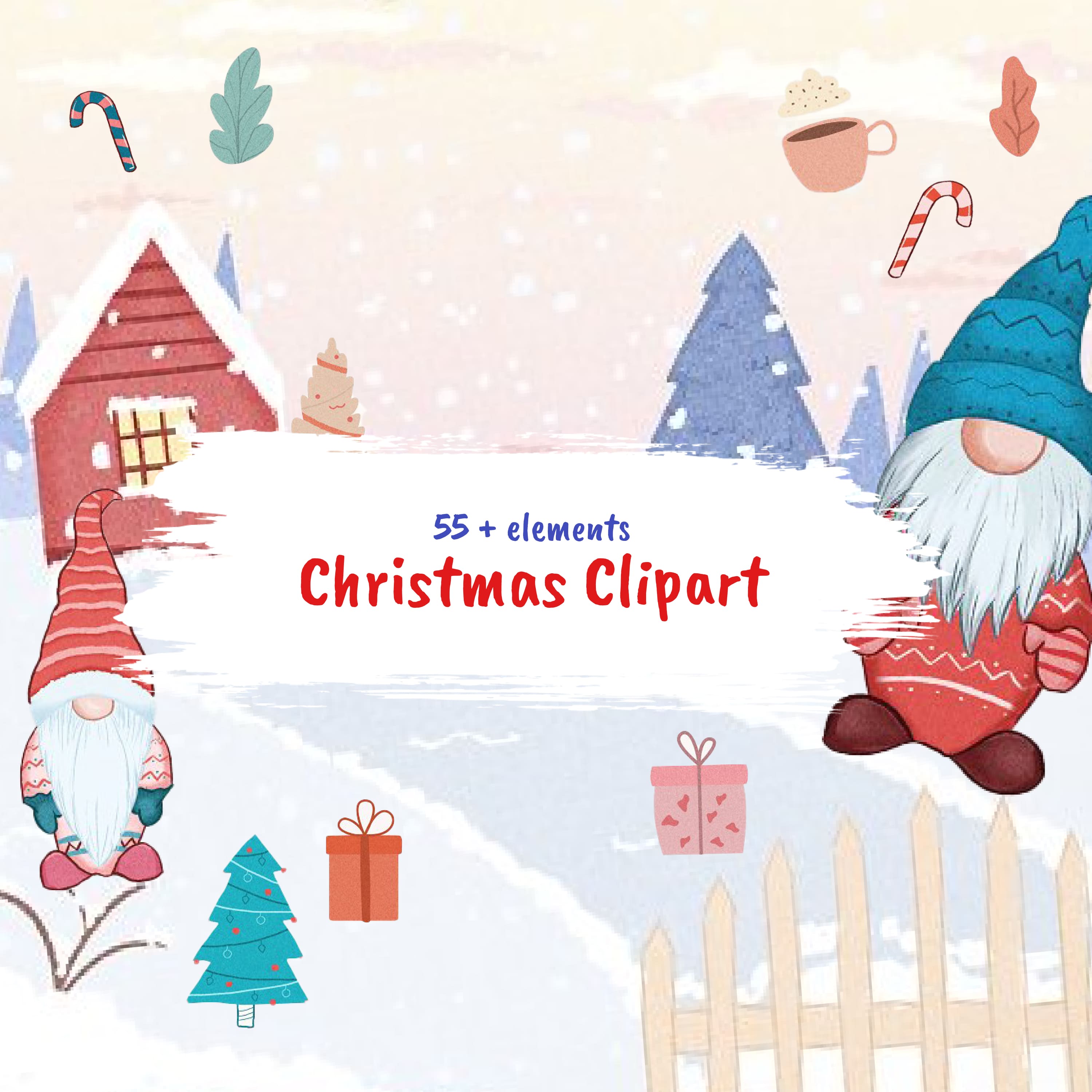 Christmas Clipart PNG PSD 1500x1500 1.