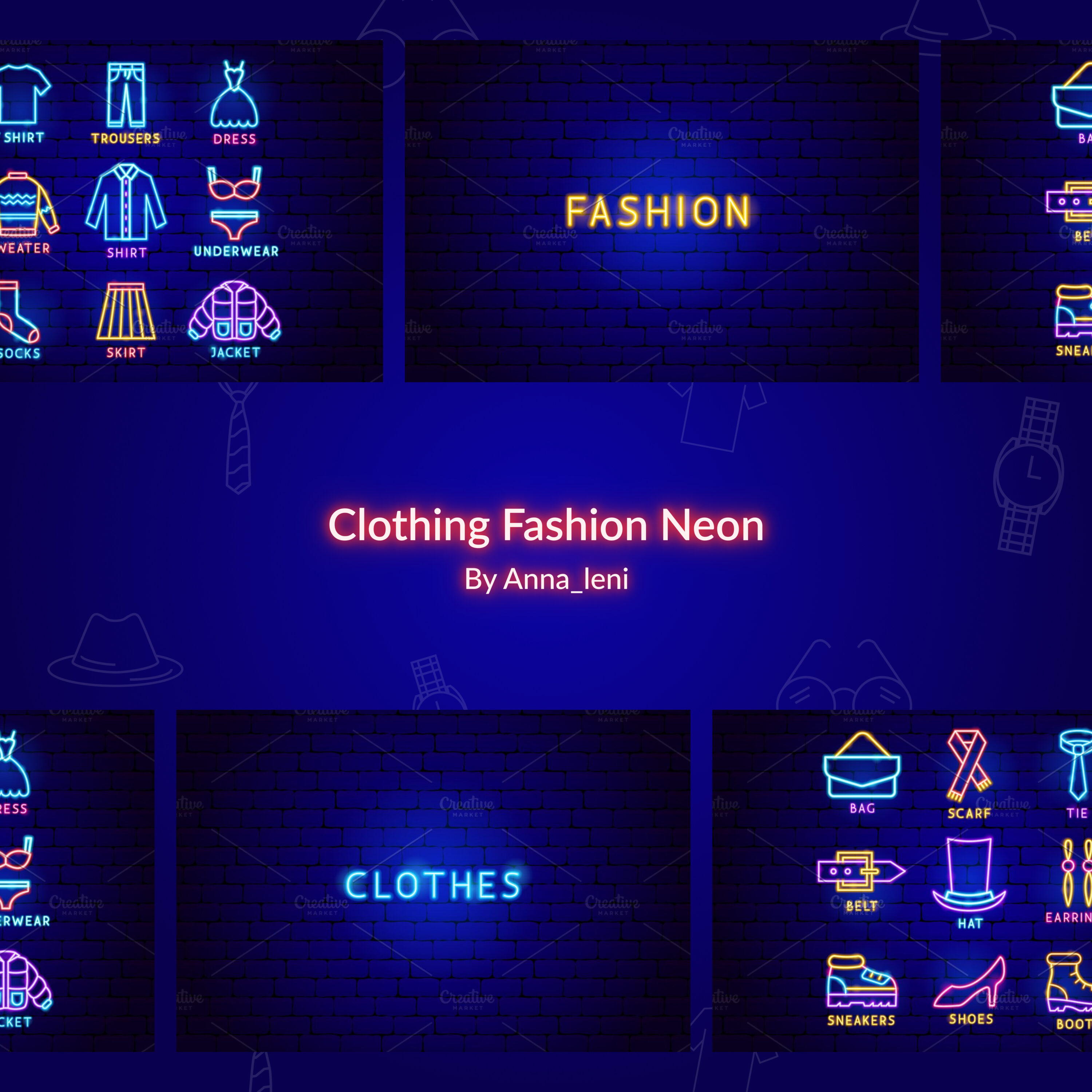 Clothing fashion neon preview.