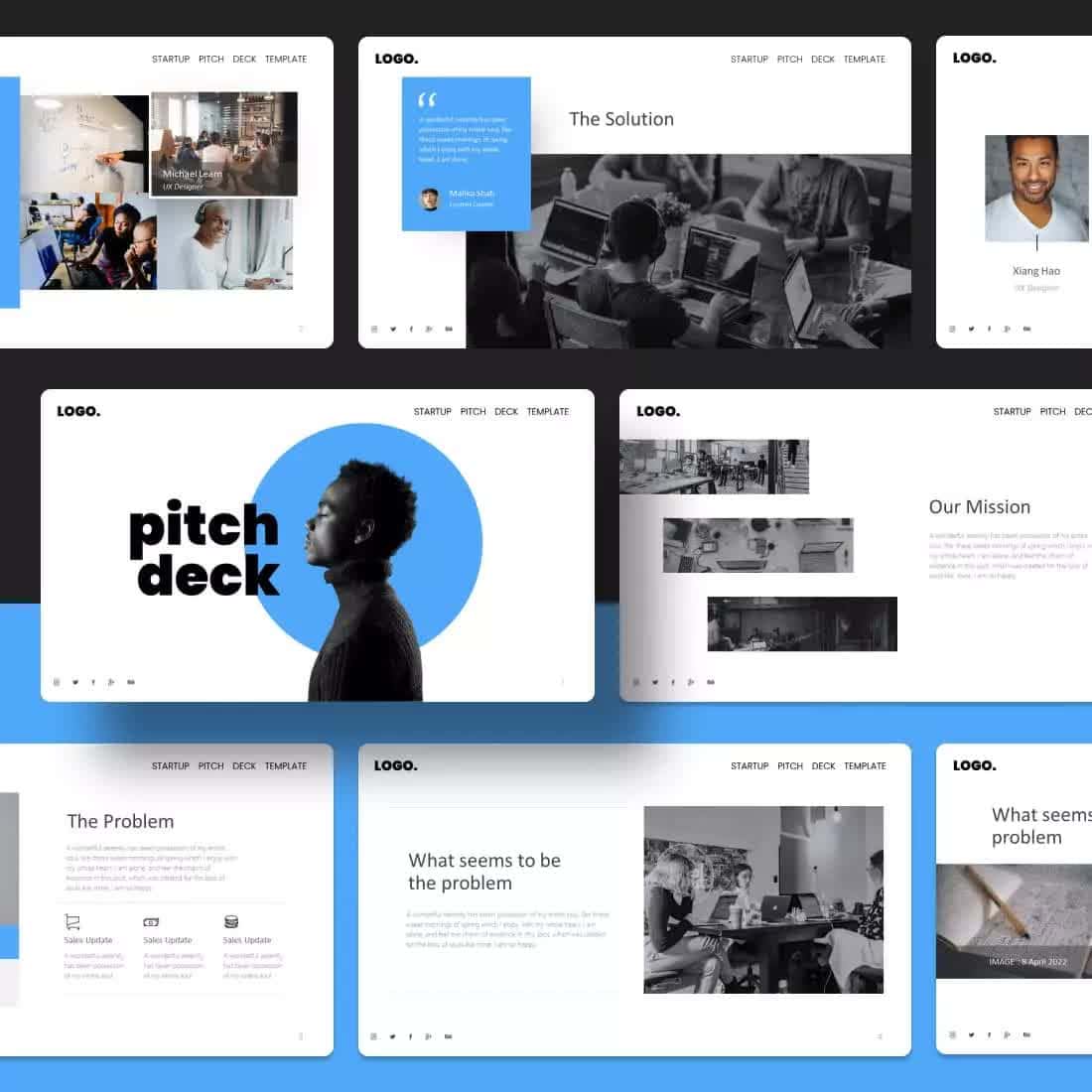 Colossal Pitch Deck Presentations Bundle Preview 7.
