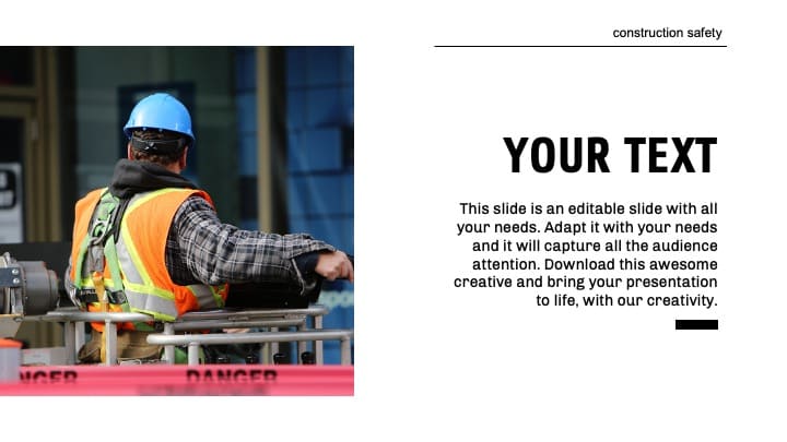 5 Construction Safety Powerpoint Presentation Free.
