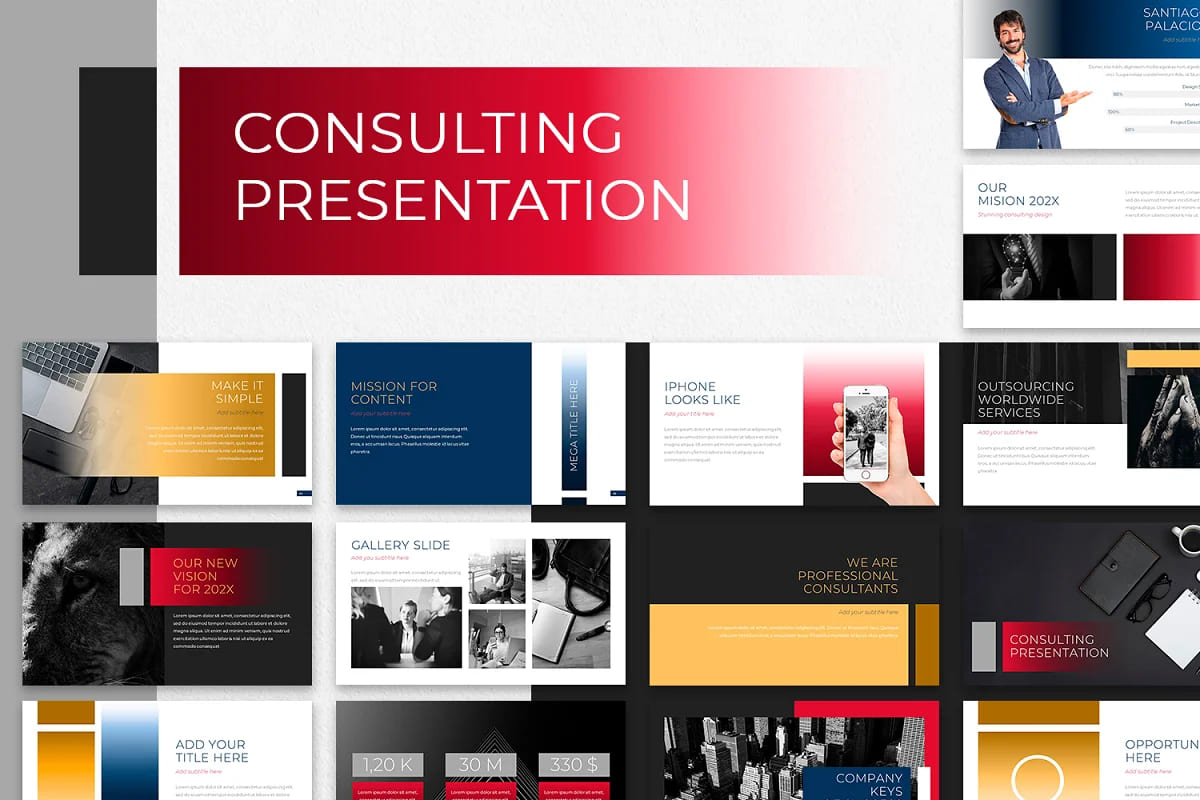 consulting powerpoint presentation template.