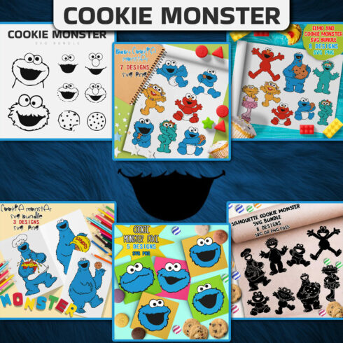 Cookie Monster SVG Bundle 1500 1500 1.