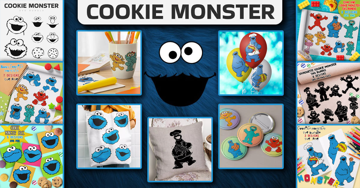 Cookie Monster SVG – MasterBundles