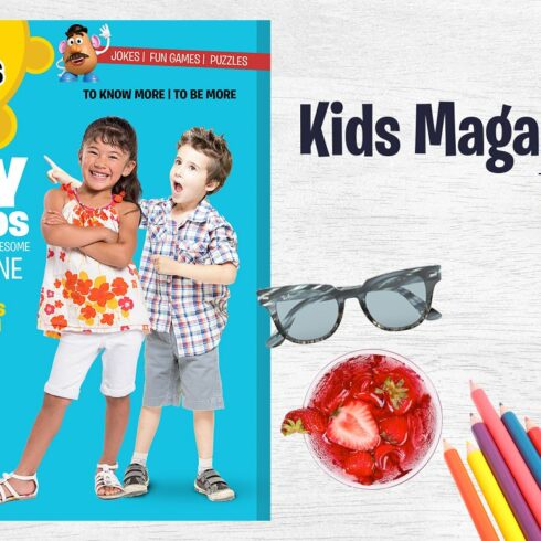 Kids Magazine Template | Master Bundles