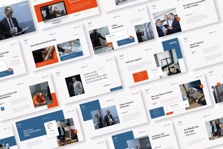 Criminal Justice Powerpoint Presentation Template – MasterBundles