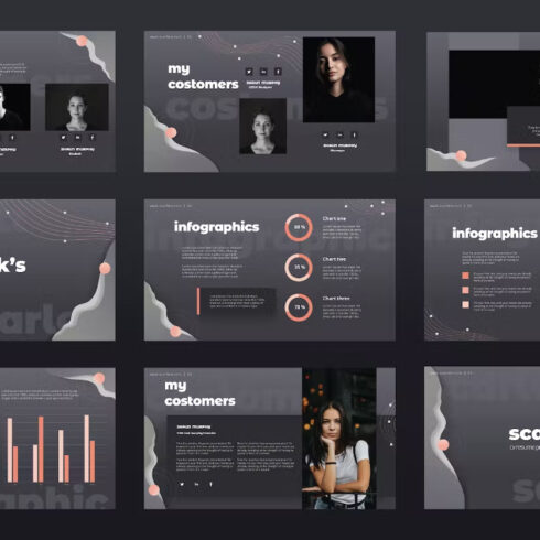 Scarlett - CV Resume Powerpoint Template | Master Bundles