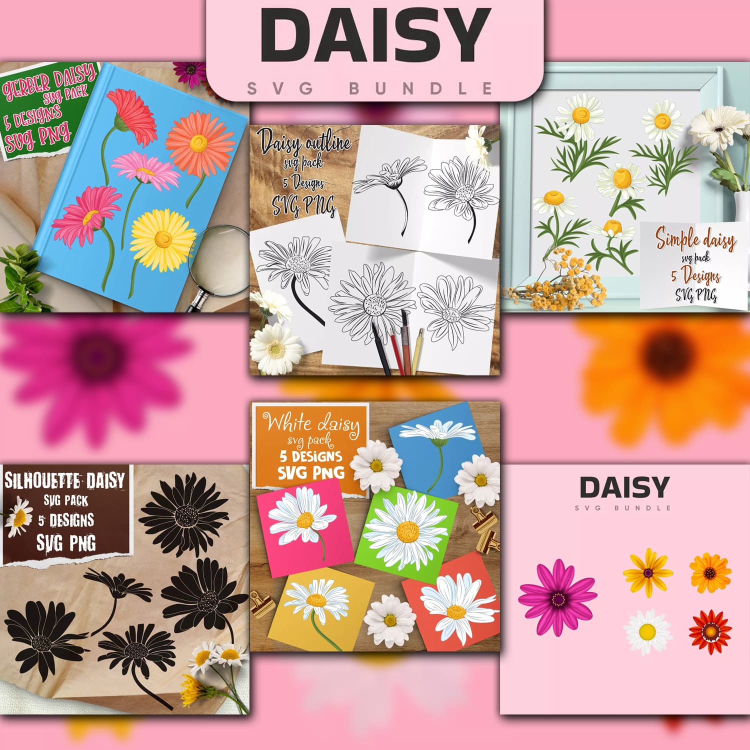 Daisy SVG Bundle 1500 1500 1.