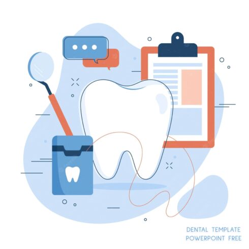 images with Dental Template Powerpoint.