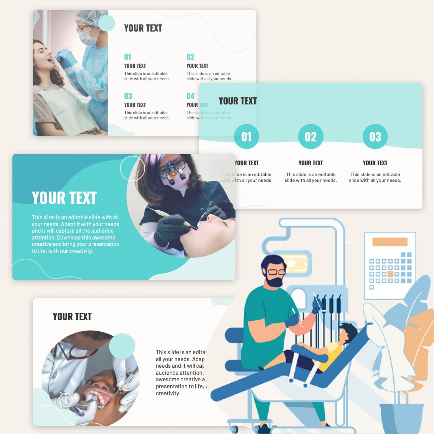 Dental Template Powerpoint preview.