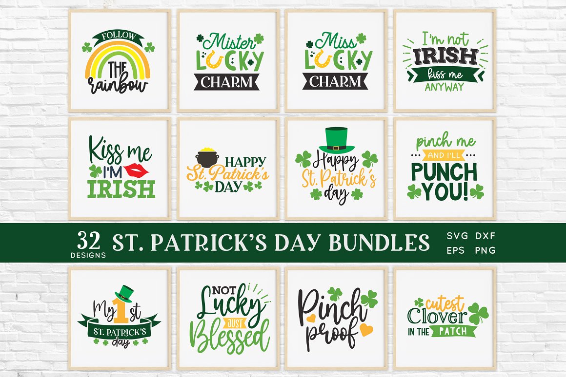 St Patrick's Day Quotes Svg Bundle, St .Patrick's t-shirt Bundle