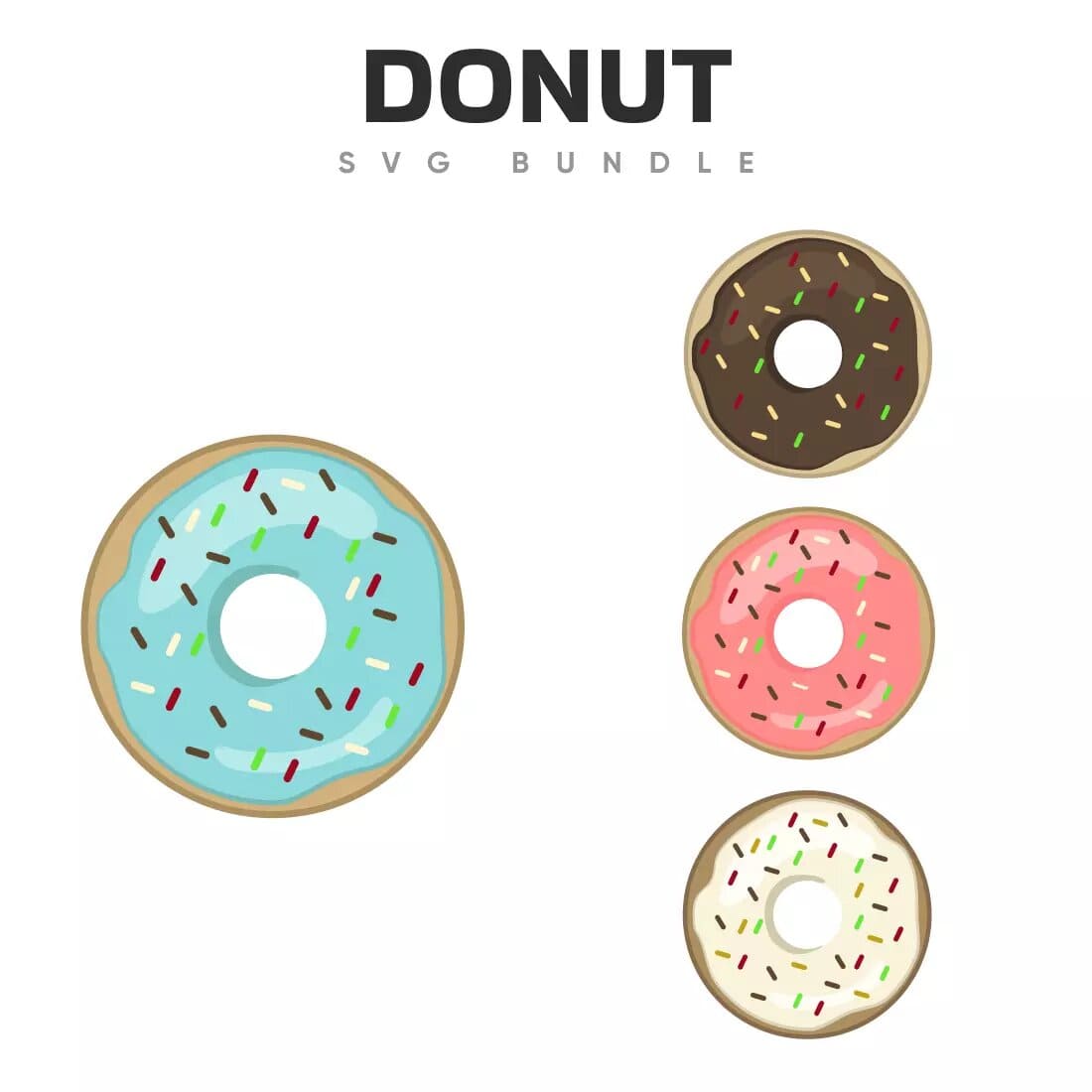 Donut SVG Bundle Preview 2.