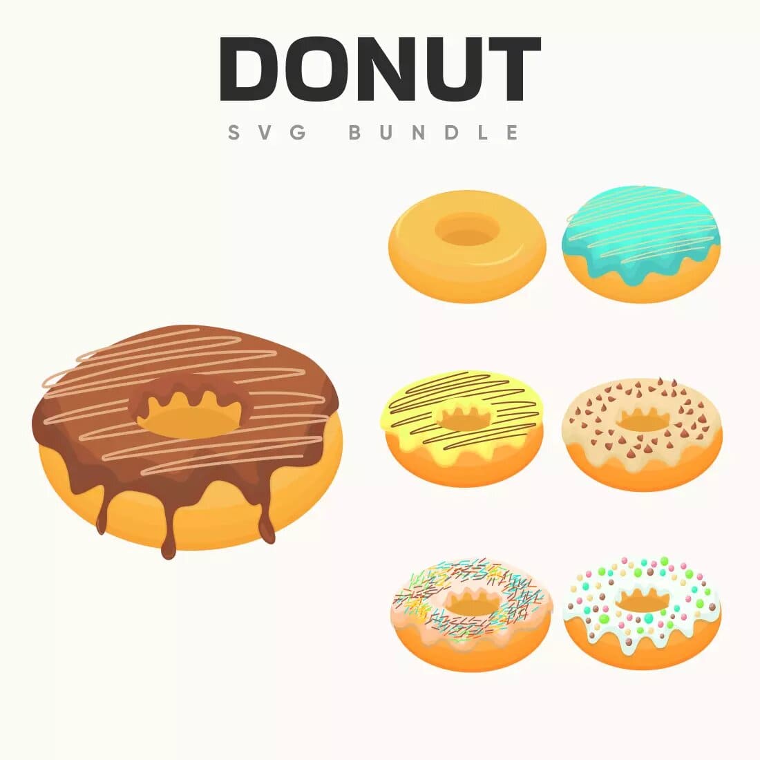 Donut SVG Bundle Preview 6.