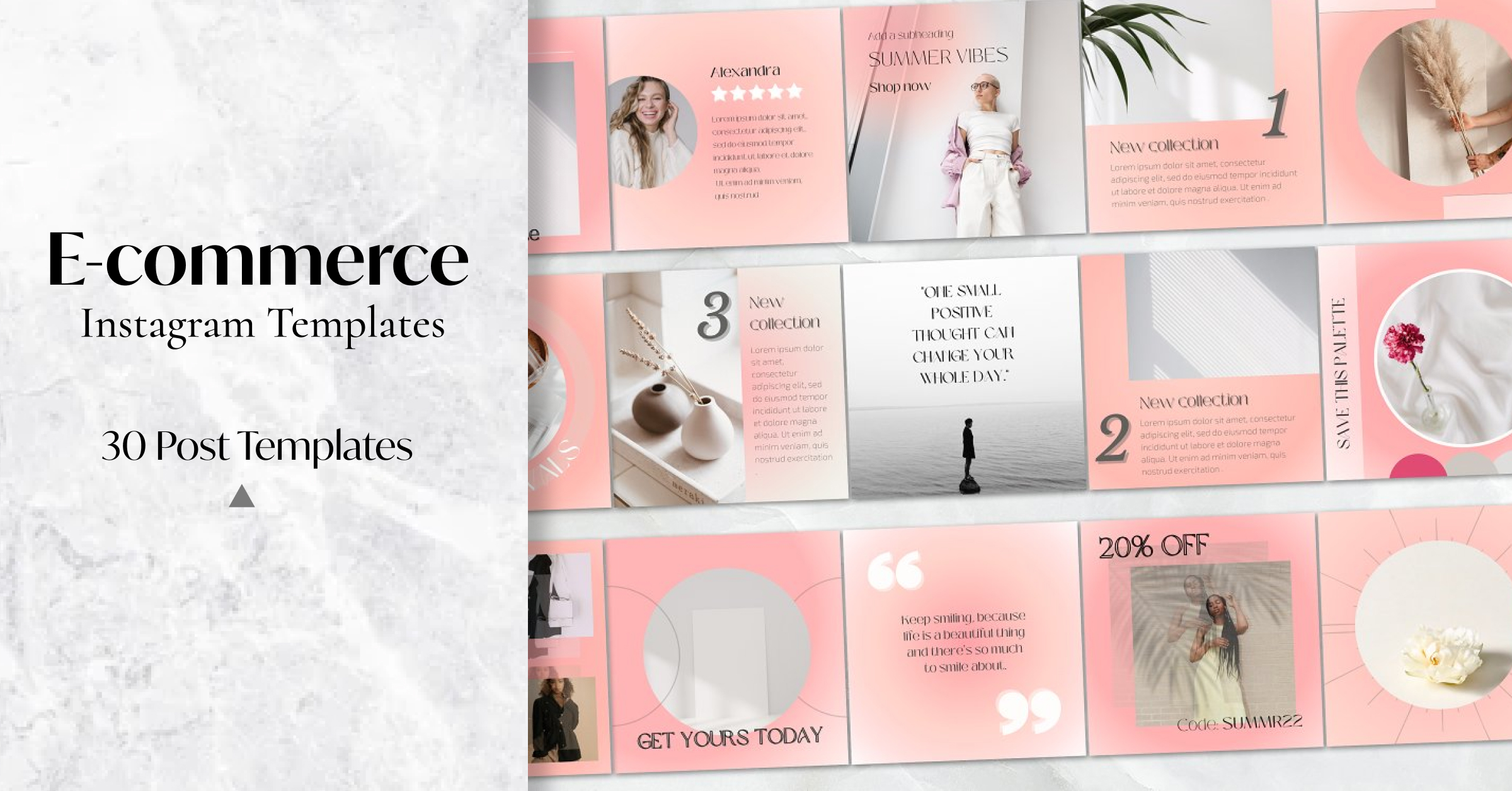 E-Commerce Instagram Templates – MasterBundles