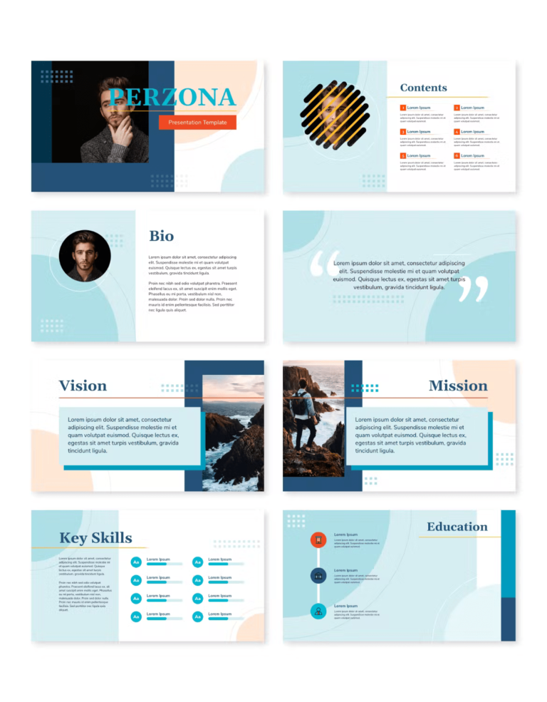 PERZONA (LIGHT) - Curriculum Vitae Presentation – MasterBundles