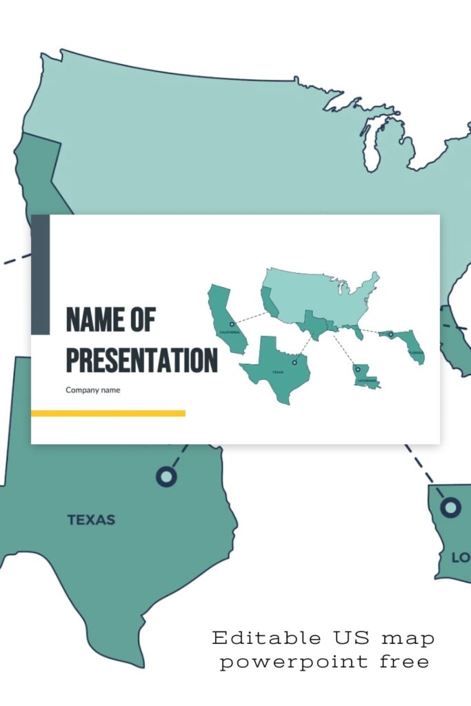 Editable US Map Powerpoint Free – MasterBundles