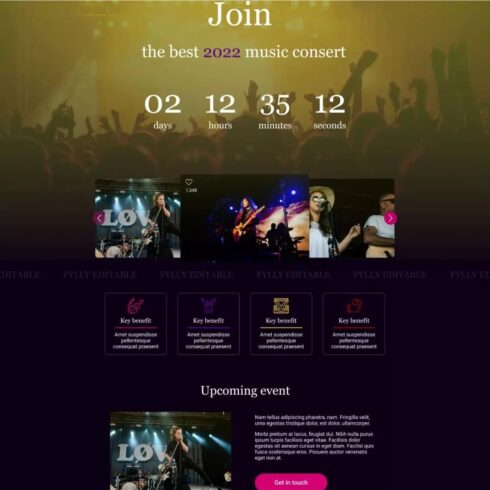 Event Landing Page Templates – MasterBundles