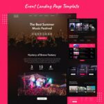 Event Landing Page Templates – MasterBundles