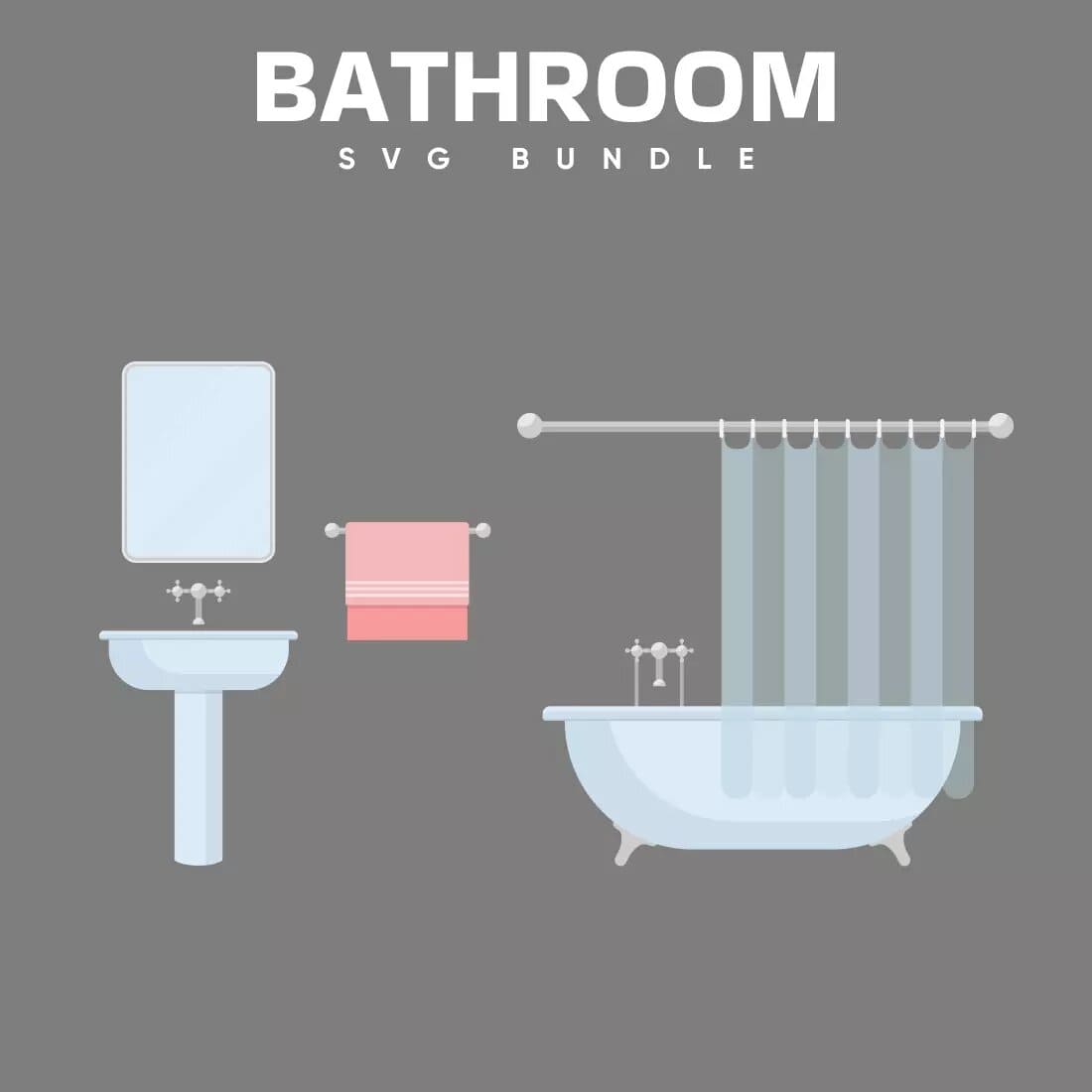 Extensive Bathroom SVG Bundle Preview 5.