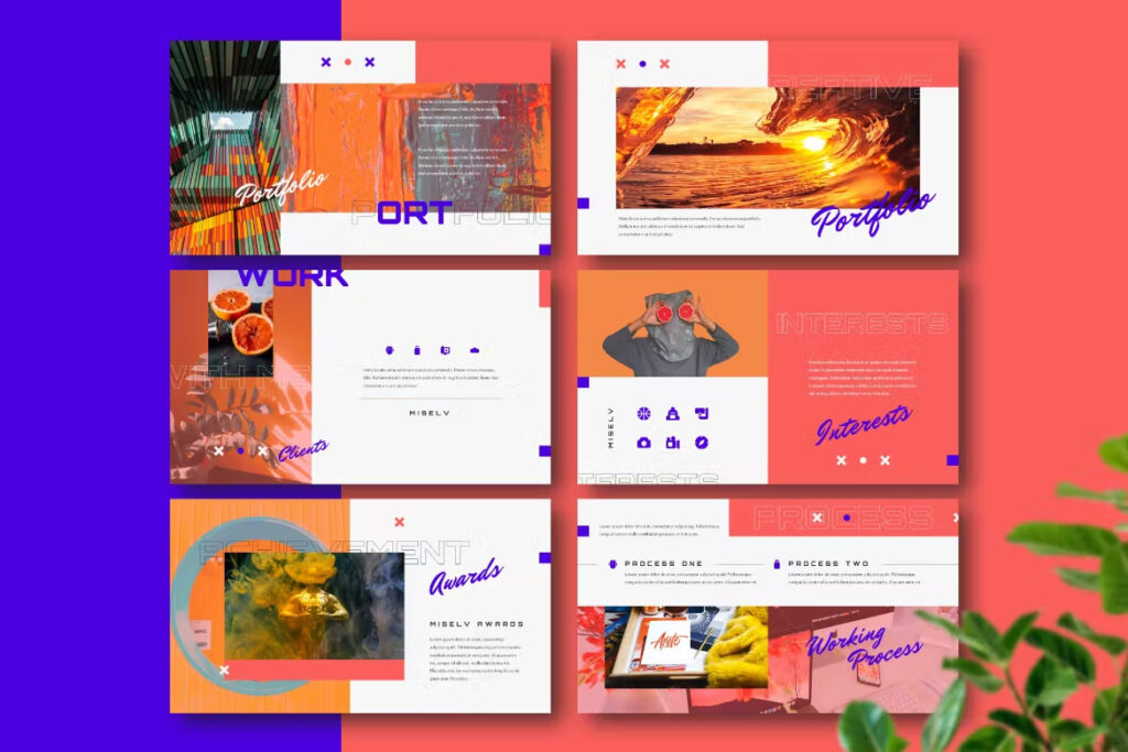 MISELV - Creative Resume Powerpoint Template – MasterBundles