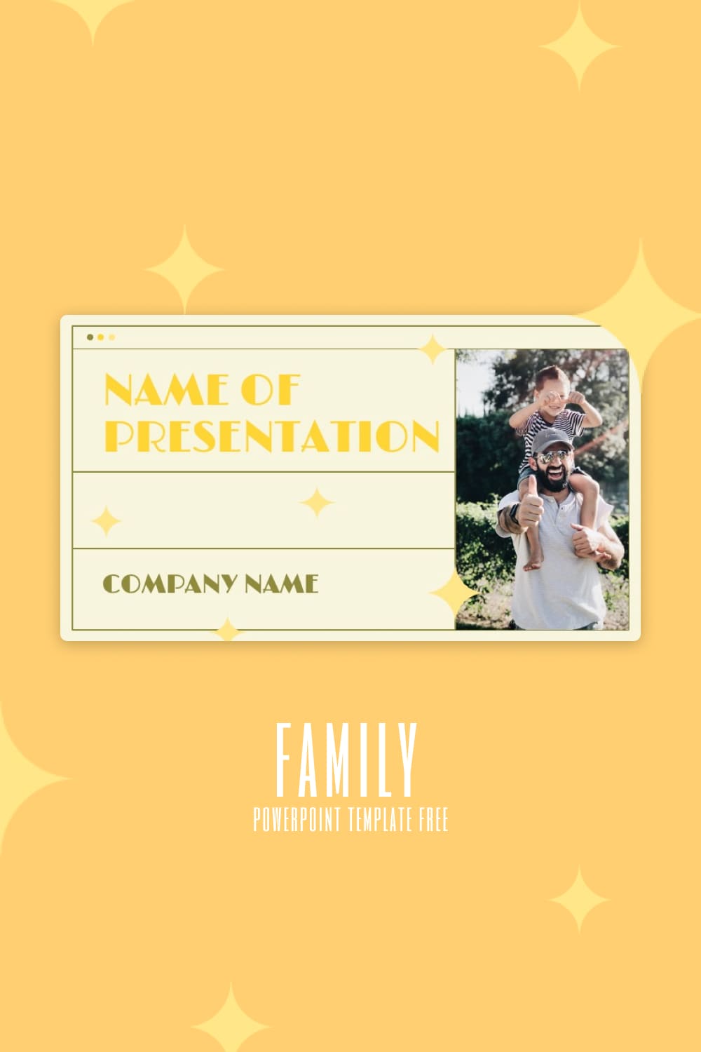 Family Powerpoint Template Free Pinterest.