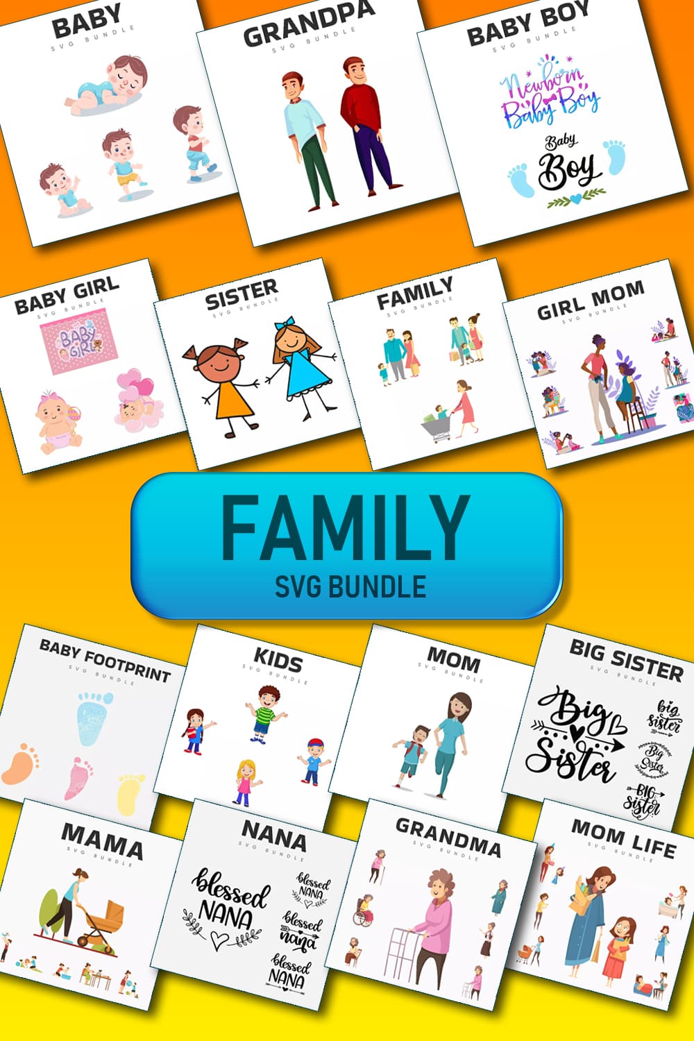 Family SVG Bundle Pinterest.