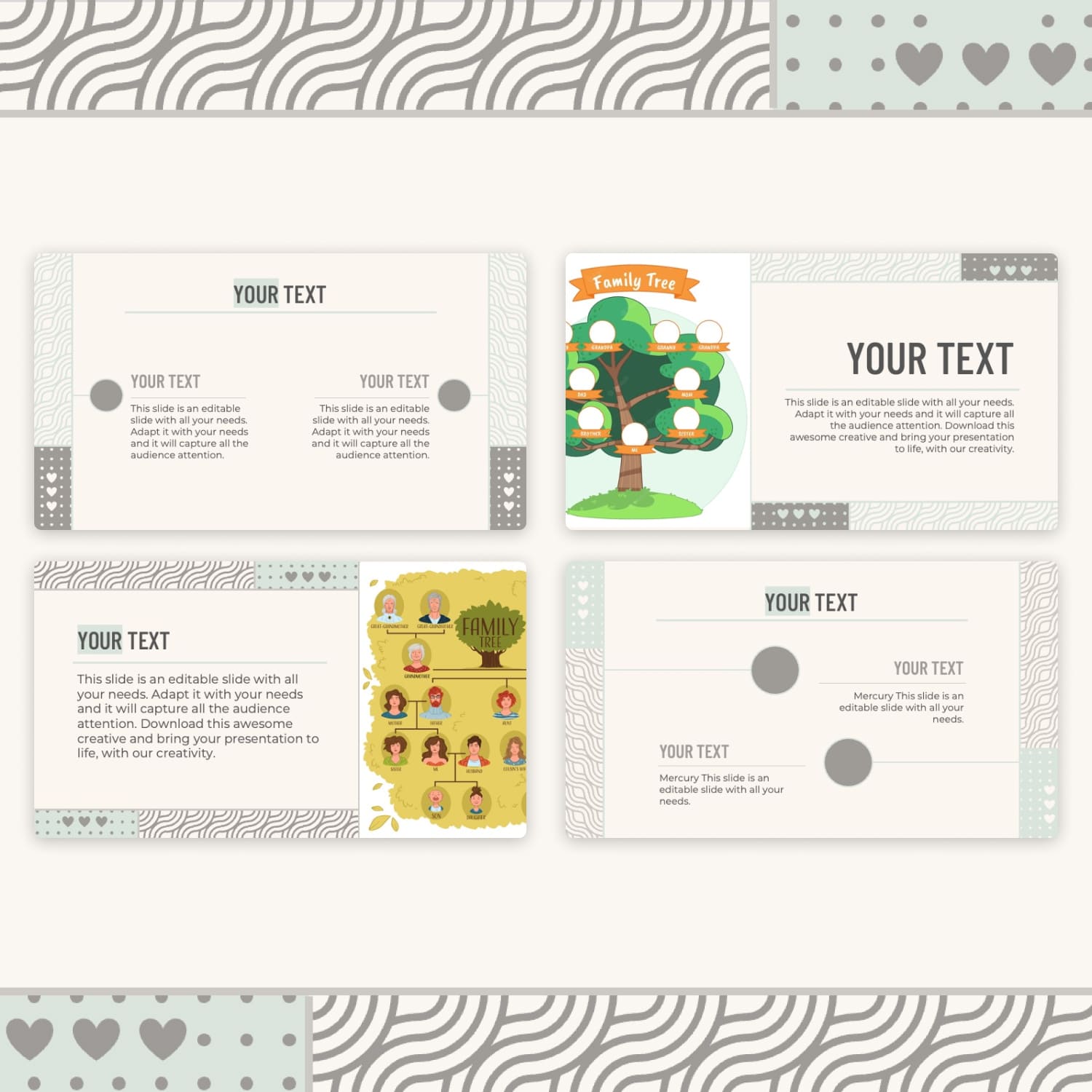 Family Tree Powerpoint Template Free 1500 2.