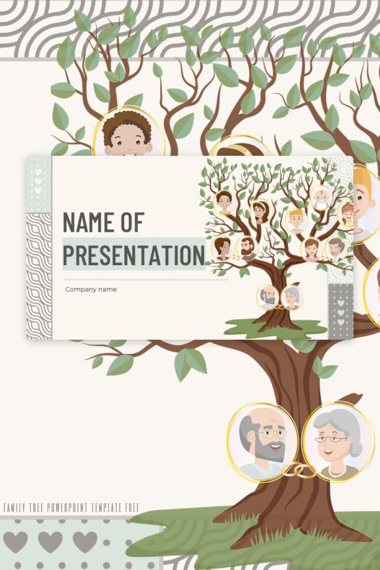 Family Tree Powerpoint Template Free – MasterBundles