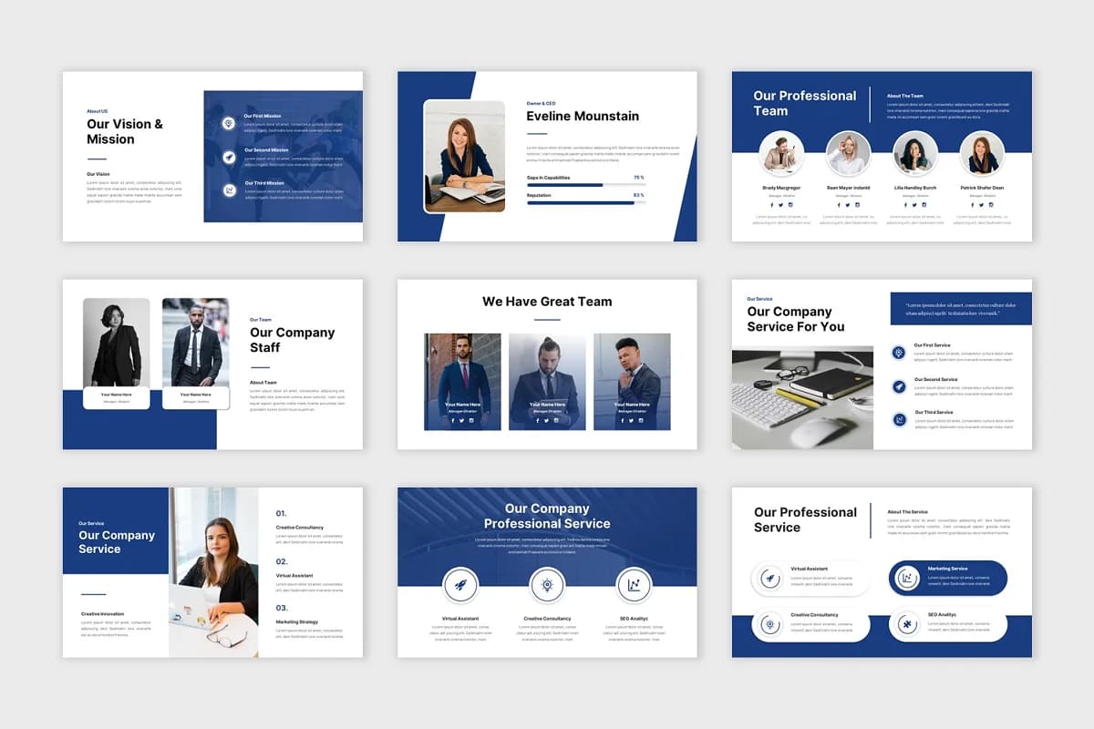 finance consultant powerpoint presentation template.