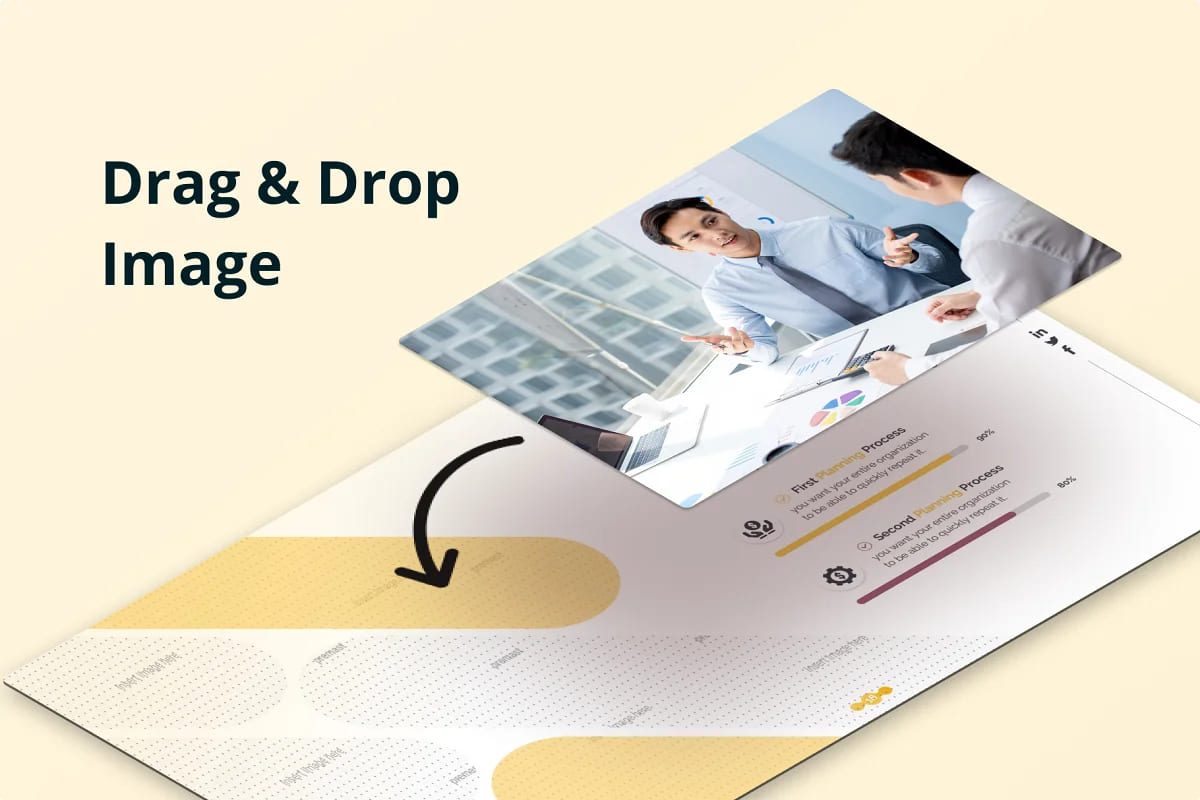 finanshl financial consulting, drag and drop image.